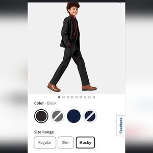 Boys Black Dress Slacks